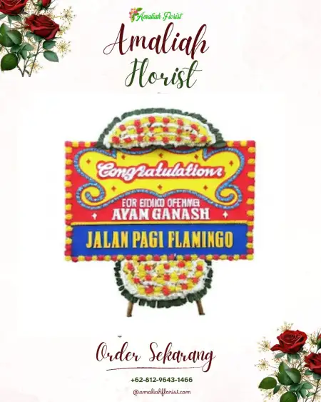 Sewa Papan Bunga Cluster Harapan Indah